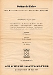 SCHACH ECHO / 1958 vol 16, Index